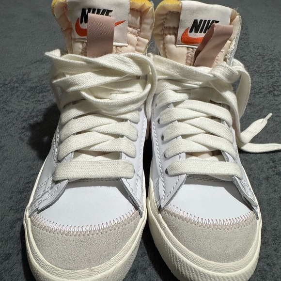 Nike W Blazer Mid 77 Jumbo  Women Casual Shoes White/Pink Oxford - Picture 9 of 15